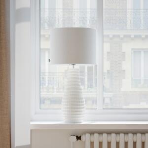 By Rydéns Rydens Επιτραπέζια λάμπα Bartha, κρεμ/μπεζ, ύψος 74 cm, Μπεζ, Σαλόνι / τραπεζαρία, Κεραμικό υλικό