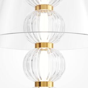 Maytoni LED επιτραπέζια λάμπα AMULET, ύψος 45 cm, χρυσό χρώμα, μέταλλο/γυαλί, Χρυσό / Ορείχαλκου, Σαλόνι / τραπεζαρία, Μέταλλο, σύγχρονο
