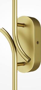 Maytoni LED-Wandlampe RENAISSANCE, ορείχαλκος/ορείχαλκος, ύψος 63 cm 2φωτιστικά., Χρυσό / Ορείχαλκου, Σαλόνι / τραπεζαρία, Μέταλλο, σύγχρονο
