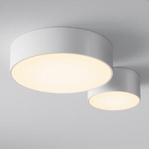 Maytoni Εξωτερικό φωτιστικό οροφής LED Zon, λευκό, Ø 12 cm, 3.000 K, μέταλλο, Λευκό, Αλουμίνιο, σύγχρονο