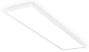 Briloner LED Panel Simple A, λευκό, 100 x 25cm, μέταλλο, 4.000 K, Λευκό, Μελέτη / Γραφείο, Μέταλλο