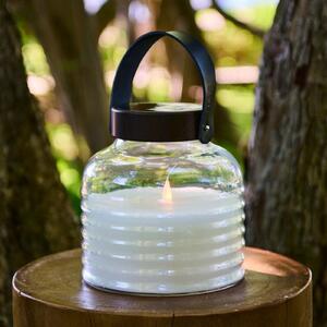 Sirius Φωτιστικό LED ηλιακής ενέργειας Aston Jar, ύψος 20 cm, μαύρο/καφέ, IP44, Διαφανές, Γυαλί