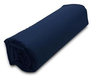 Κατωσέντονο Menta με λάστιχο 26 Navy Μονό (100x200+20)