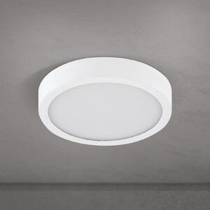 ORION LED φωτιστικό οροφής Disc, λευκό Ø 14 cm, CCT, μέταλλο/πλαστικό, ρυθμιζόμενος, Λευκό, Σαλόνι / τραπεζαρία, Αλουμίνιο, σύγχρονο