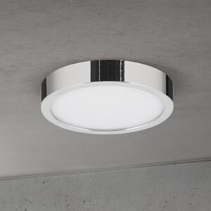 ORION LED οροφής Disc, χρώματος χρωμίου, Ø 14 cm, CCT, μέταλλο, ρυθμιζόμενος, Μεταλλικό, Σαλόνι / τραπεζαρία, Αλουμίνιο, σύγχρονο