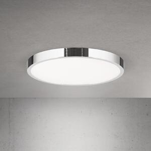 ORION LED οροφής Disc, χρώμα χρώμιο, Ø 28 cm, CCT, μέταλλο, ρυθμιζόμενος, Μεταλλικό, Σαλόνι / τραπεζαρία, Αλουμίνιο, σύγχρονο