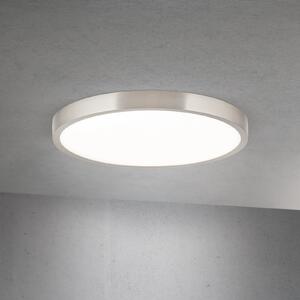 ORION LED οροφής Disc, χρώμα νικελίου σατινέ, Ø 28 cm, CCT, ρυθμιζόμενος, Μεταλλικό, Σαλόνι / τραπεζαρία, Αλουμίνιο, σύγχρονο
