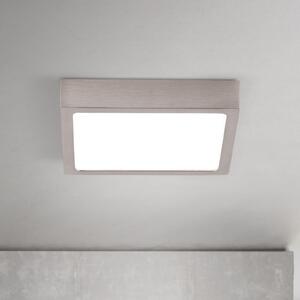 ORION LED φωτιστικό οροφής Disc, χρώμα νικελίου σατινέ, μήκος 14 cm CCT, ρυθμιζόμενος, Μεταλλικό, Σαλόνι / τραπεζαρία, Αλουμίνιο, σύγχρονο