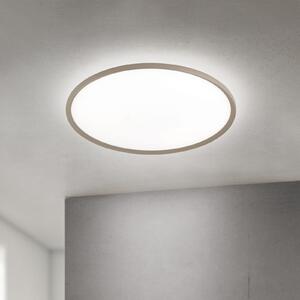 ORION LED φωτιστικό οροφής Kant, Ø 80 cm, χακί, CCT, μέταλλο/πλαστικό, ρυθμιζόμενος, Πράσινο, Σαλόνι / τραπεζαρία, Αλουμίνιο, σύγχρονο