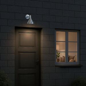 PR Home Φωτιστικό εξωτερικού χώρου Mini-Tripp, ασημί, IP44, E27, ρυθμιζόμενος, Μεταλλικό, Μέταλλο, Σκανδιναβικό