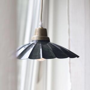 PR Home Κρεμαστό φωτιστικό Ester, μπλε, Ø 24 cm, με βύσμα, E27, Μπλε, Σαλόνι / τραπεζαρία, Μέταλλο, Vintage