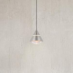 Trio Lighting Κρεμαστό φωτιστικό LED Romeo, Ø 14 cm, χρώμα νικελίου, μέταλλο, CCT, Μεταλλικό, Σαλόνι / τραπεζαρία, Μέταλλο, σύγχρονο