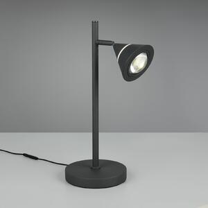 Trio Lighting LED επιτραπέζια λάμπα Romeo, ύψος 40 cm, μαύρο, μέταλλο, CCT, ρυθμιζόμενος, Μαύρο, Σαλόνι / τραπεζαρία, Μέταλλο, σύγχρονο