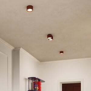 SOLLUX LIGHTING Φωτιστικό οροφής RIBLA, ώχρα, Ø 10 cm, μέταλλο, GX53, ρυθμιζόμενος, Καφέ / Σκουριάς, Σαλόνι / τραπεζαρία, Αλουμίνιο