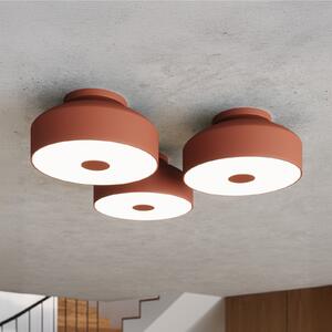 SOLLUX LIGHTING Φωτιστικό οροφής CLARO, ώχρα, Ø 30 cm, μέταλλο, 4 x E27, ρυθμιζόμενος, Καφέ / Σκουριάς, Σαλόνι / τραπεζαρία, Μέταλλο