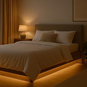Calex Vista LED ταινία, μήκος 10 m, RGB, CCT τηλεχειριστήριο, ρυθμιζόμενος, Λευκό, Σαλόνι / τραπεζαρία, Πλαστικό, σύγχρονο