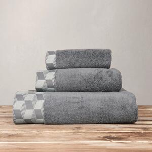 Πετσέτα Χεριών (40x60) Nima Luxe D.Grey 600gsm