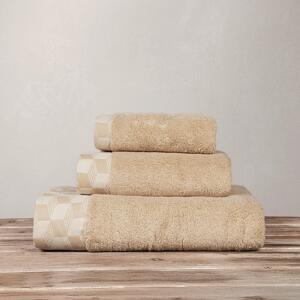 Πετσέτα Προσώπου (50x100) Nima Luxe Mustard Beige 600gsm