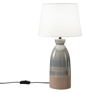 Luce Ambiente Design Λάμπα τραπεζιού Navajo, ύψος 49 cm, πολύχρωμη/λευκή, κεραμικό/ύφασμα, Πολύχρωμο, Σαλόνι / τραπεζαρία, Κεραμικό υλικό