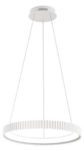 Luce Ambiente Design Κρεμαστό φωτιστικό LED Niike, λευκό, Ø 50 cm, μέταλλο, CCT, Λευκό, Σαλόνι / τραπεζαρία, Μέταλλο, σύγχρονο