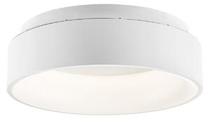 Luce Ambiente Design LED φωτιστικό οροφής Noah, λευκό, Ø 45 cm, μέταλλο, CCT, Λευκό, Σαλόνι / τραπεζαρία, σύγχρονο