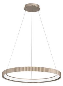 Luce Ambiente Design Κρεμαστό φωτιστικό LED Niike, χρυσό χρώμα, Ø 70 cm, μέταλλο, CCT, Χρυσό / Ορείχαλκου, Σαλόνι / τραπεζαρία, Μέταλλο, σύγχρονο