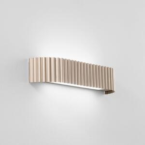 Luce Ambiente Design LED απλίκι Niike, χρυσό χρώμα, πλάτος 40 cm, μέταλλο, CCT, Χρυσό / Ορείχαλκου, Σαλόνι / τραπεζαρία, Μέταλλο, σύγχρονο