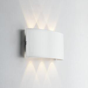 INTEC Λάμπα LED εξωτερικού χώρου Betle, λευκή, πλάτος 17 cm, μέταλλο, CCT, Λευκό, Αλουμίνιο, σύγχρονο