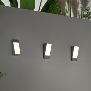 INTEC Λάμπα LED εξωτερικού χώρου Coupe, ανθρακί, ύψος 20 cm, μέταλλο, Μαύρο, Αλουμίνιο, σύγχρονο