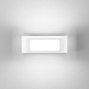INTEC Λάμπα LED εξωτερικού χώρου DESERT, λευκή, πλάτος 25 cm, μέταλλο, Λευκό, Αλουμίνιο, σύγχρονο