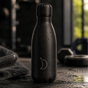 Mπουκάλι Θερμός Chilly's με χωρητικότητα 260ml και διατήρηση θερμοκρασίας 12h ζεστό / 24h κρύο - Black