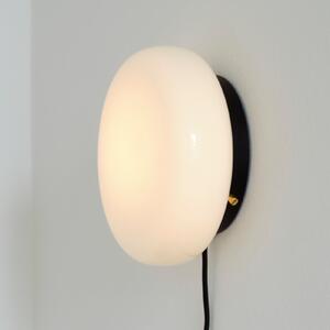 GEJST Φωτιστικό τοίχου OPA, γυαλί Opal, G9, καλώδιο/βύσμα/διακόπτης, Λευκό, Σαλόνι / τραπεζαρία, Γυαλί