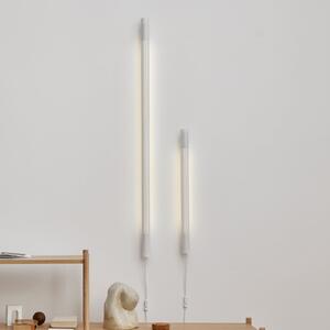GEJST Φωτιστικό τοίχου Radent, λευκό, ύψος 135 cm, G13 LED, Λευκό, Σαλόνι / τραπεζαρία, Μέταλλο