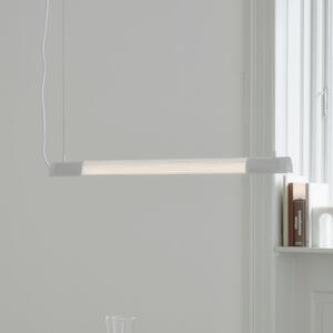 GEJST Κρεμαστό φωτιστικό Radent, λευκό, μήκος 70 cm, G13 LED, Λευκό, Σαλόνι / τραπεζαρία, Μέταλλο