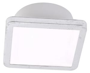 LIGHTME LightMe Φωτιστικό οροφής Aqua Uno, 11x11cm, φύλλο ασημιού, IP44, Μεταλλικό, Μπάνιο, Αλουμίνιο, σύγχρονο