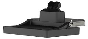 Theben LED προβολέας εξωτερικού χώρου theLeda B30 dual, μαύρος, IP65, Μαύρο, Μέταλλο, Προβολέας τοίχου