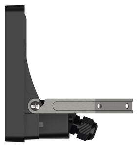 Theben LED προβολέας εξωτερικού χώρου B50 dual, μαύρος, IP65, Μαύρο, Μέταλλο, Προβολέας τοίχου