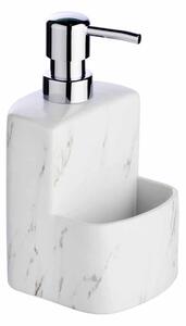 Δοχείο Υγρού Πιάτων + Θήκη Για Σφουγγάρι Wenko Festival Marble 54665100