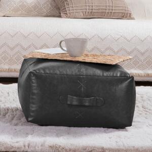 Πουφ (50x50x25) Nef-Nef Homeware Lethal Black