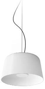 Linea Light Κρεμαστό φωτιστικό LED Delfi_P, λευκό, Ø 35 cm, μέταλλο, ρυθμιζόμενος, Λευκό, Σαλόνι / τραπεζαρία, Αλουμίνιο, σύγχρονο