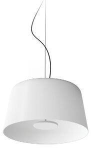 Linea Light Κρεμαστό φωτιστικό LED Delfi_P, λευκό, Ø 45 cm, μέταλλο, ρυθμιζόμενος, Λευκό, Σαλόνι / τραπεζαρία, Αλουμίνιο, σύγχρονο