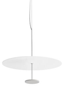 Linea Light Κρεμαστό φωτιστικό LED Stilo_P, λευκό, Ø 55 cm, IP40, ρυθμιζόμενος, Λευκό, Σαλόνι / τραπεζαρία, Αλουμίνιο, σύγχρονο
