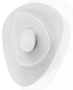Linea Light LED φωτιστικό τοίχου Joint_W, οβάλ, 58 cm, λευκό, μέταλλο, ρυθμιζόμενος, Λευκό, Σαλόνι / τραπεζαρία, Μέταλλο, σύγχρονο