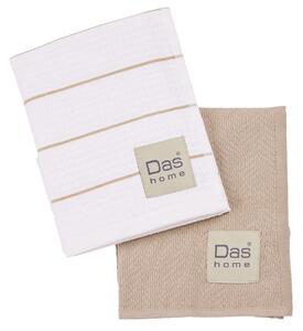 Ποτηρόπανα (Σετ 2τμχ) Das Home Kitchen 0830