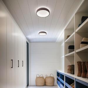Linea Light LED φωτιστικό τοίχου Iside, καφέ, μέταλλο, Ø 35 cm, IP40, ρυθμιζόμενος, Καφέ / Σκουριάς, Σαλόνι / τραπεζαρία, Μέταλλο, σύγχρονο