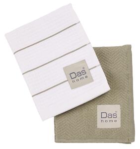 Ποτηρόπανα (Σετ 2τμχ) Das Home Kitchen 0827