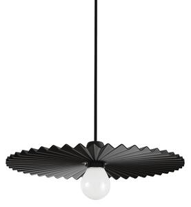 Linea Light Κρεμαστό φωτιστικό Doge_P, μαύρο, μέταλλο, Ø 39 cm, E27, ρυθμιζόμενος, Μαύρο, Σαλόνι / τραπεζαρία, Αλουμίνιο, σύγχρονο