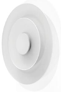 Linea Light LED φωτιστικό τοίχου Joint_W, στρογγυλό, Ø 55 cm, λευκό, μέταλλο, ρυθμιζόμενος, Λευκό, Σαλόνι / τραπεζαρία, Μέταλλο, σύγχρονο