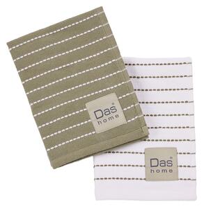 Ποτηρόπανα (Σετ 2τμχ) Das Home Kitchen 0822