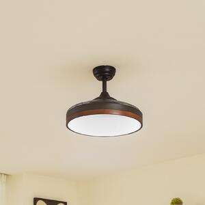 Ανεμιστήρας οροφής Lindy LED Oras, μαύρος, DC, αθόρυβος, 107 cm